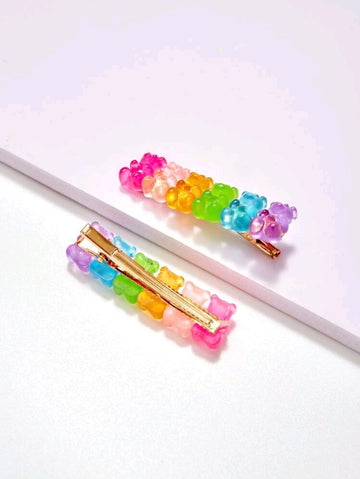 Gummy Bear Hair Clips (2)